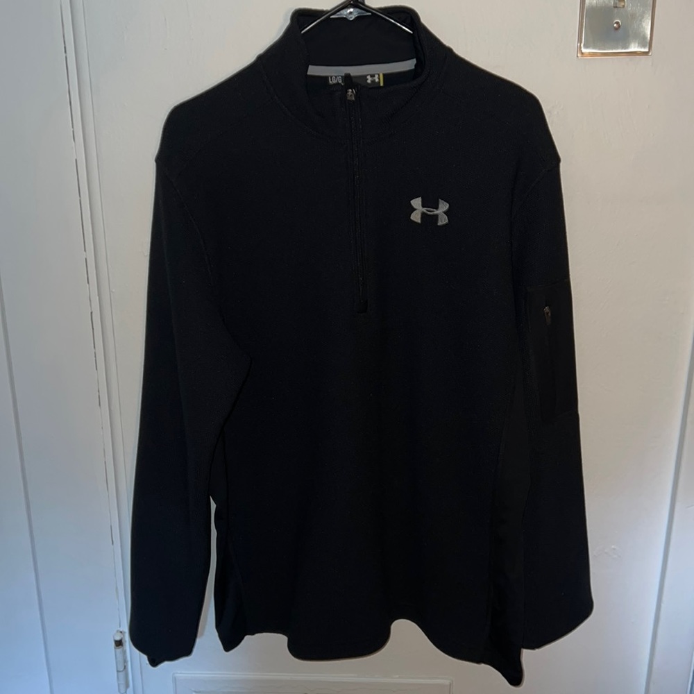 Under Amour Core 1/4 Zip, Black, Large